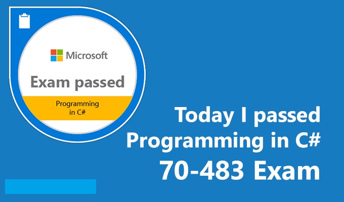 Pass Microsoft MCSD 70-483 Exam